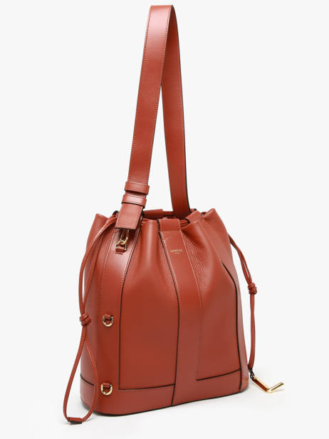 Cross Body Tas Elles Leder Lancel Rood elles A13980 ander zicht 2